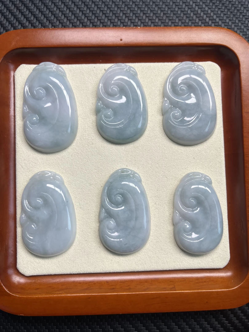 天然翡翠A货如意多样性发货拍一发一