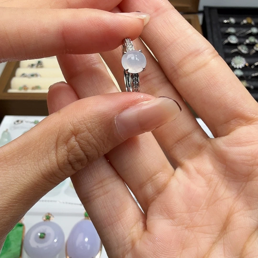 翡翠银S925镶嵌颈饰