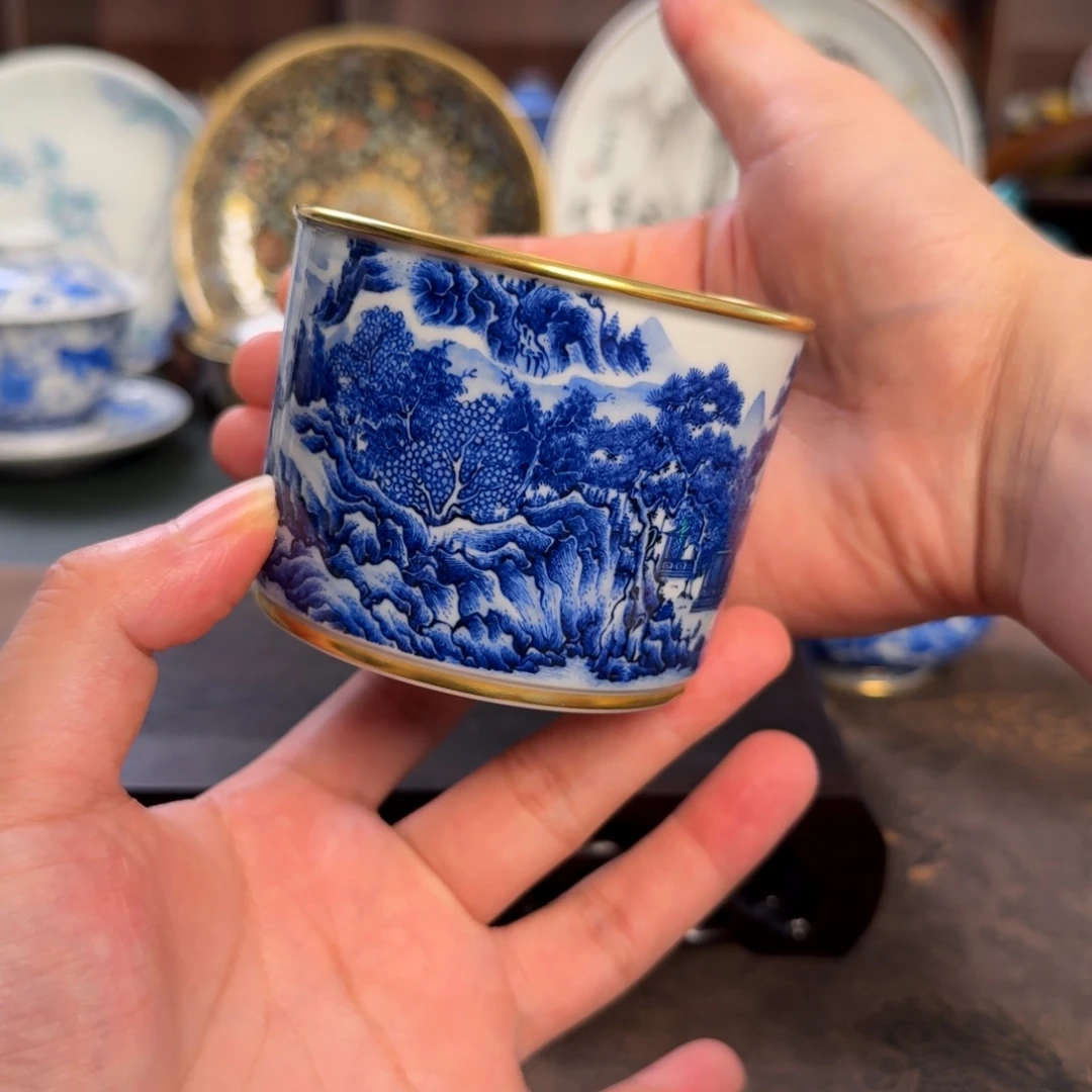 Z***7纯手工手绘陶瓷茶具