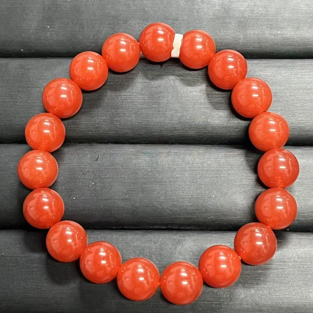 手链 红色圆珠手串饰品