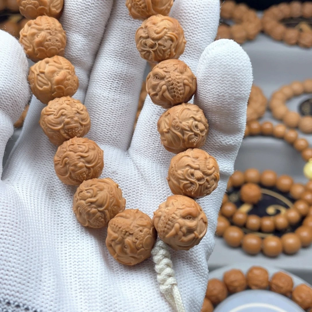 猴头核桃手串二****叔全品聚宝盆象神16+尺寸36颗