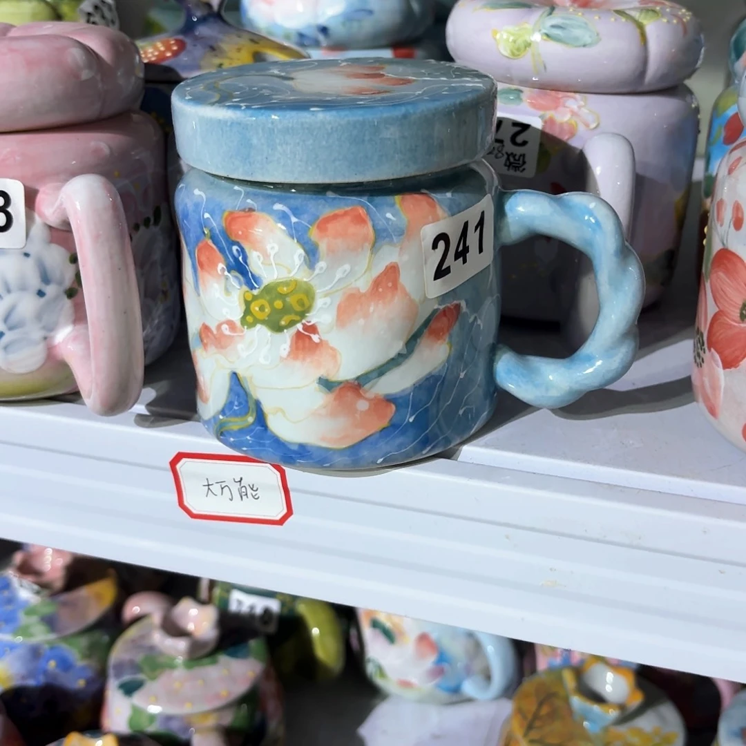 景德镇手绘高温釉下彩陶瓷茶具