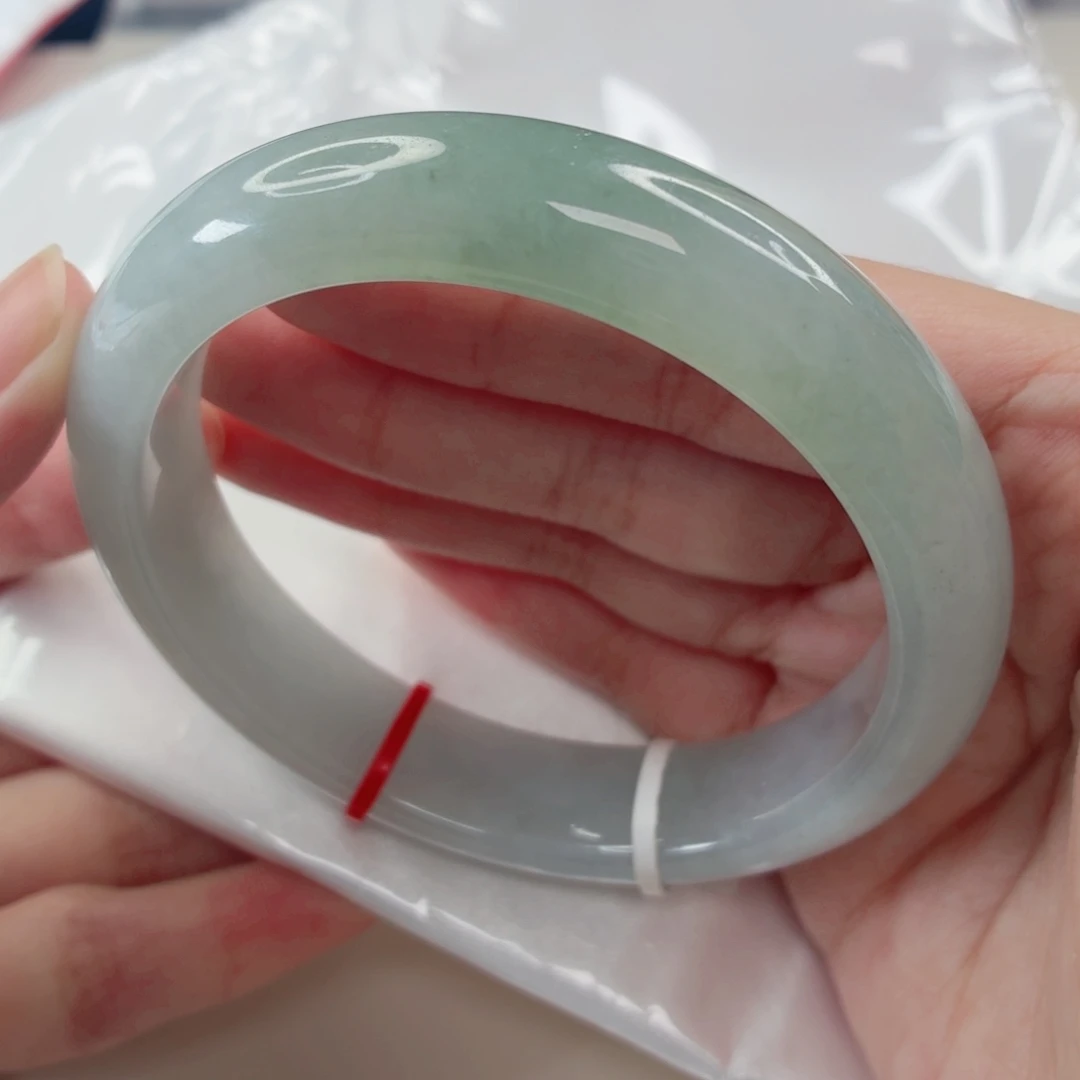 翡翠未镶嵌手镯正圈5960