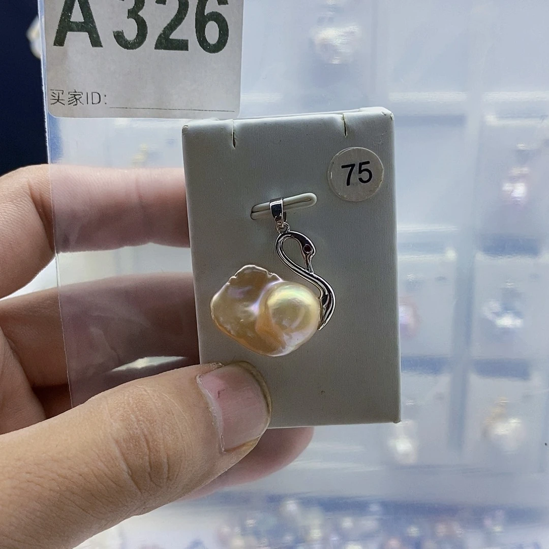 颈饰合金淡水珍珠