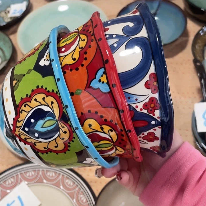 瓷片6英寸面碗3个正品福利