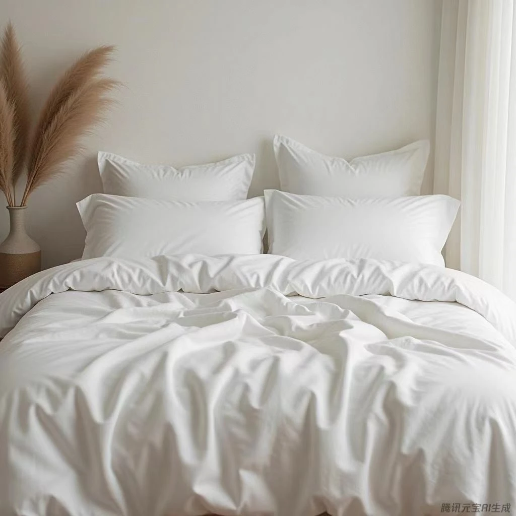 （按款下单）床上品套件四季花语床品单被套纯色双人透气防水套件