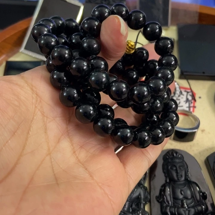 翡翠手链未镶嵌记**动墨翠10