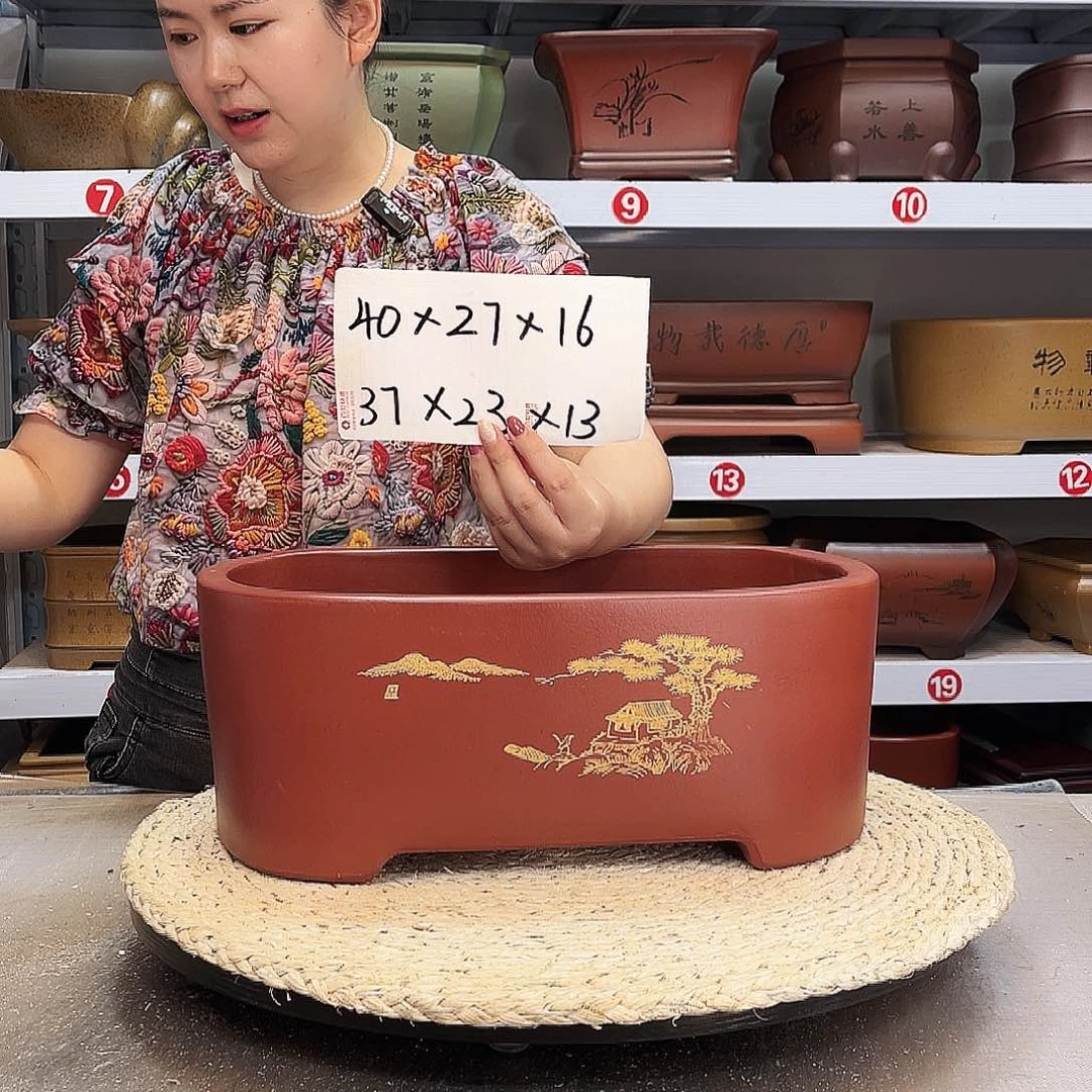 紫砂花盆紫砂花盆