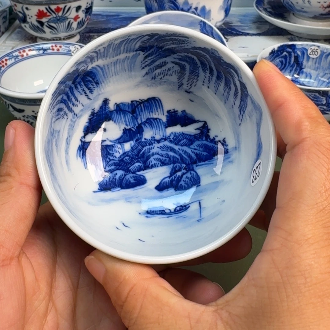 景德镇纯手绘茶具圆圆233