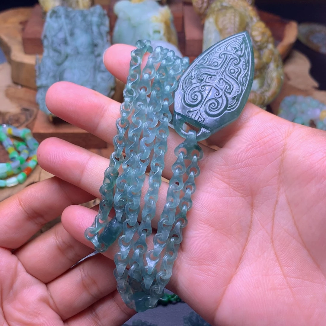 文***祥定制翡翠未镶嵌翡翠