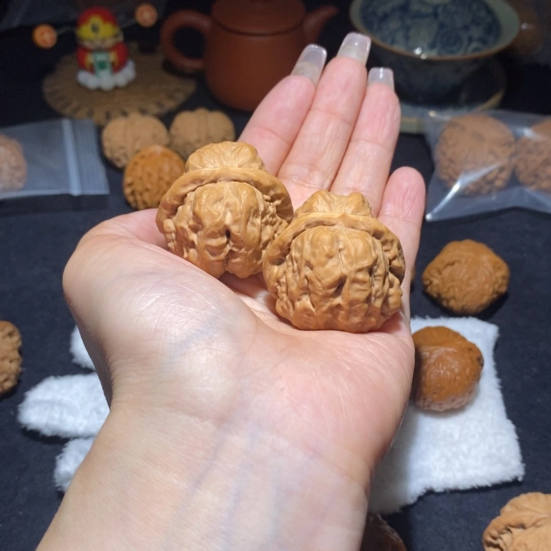 文玩核桃吊坠蛙蛙40
