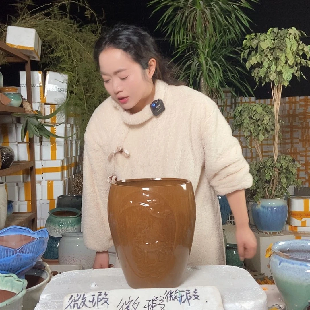 无铅玻璃甜*柒花盆花盆花盆花盆