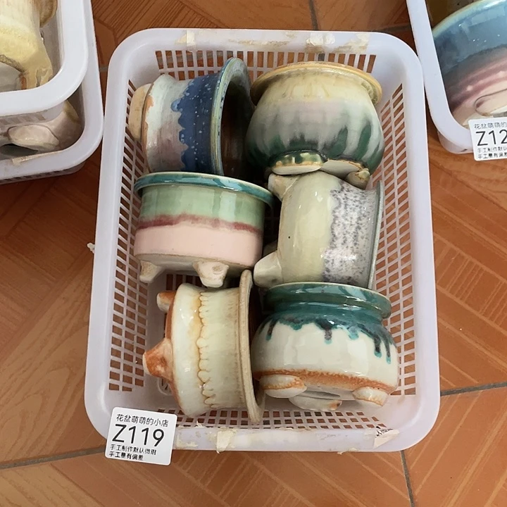 W****紫砂花盆149微瑕品口径7到8左右