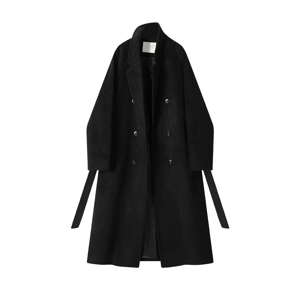 （401-600)双面羊毛大衣韩系秋冬中长款A