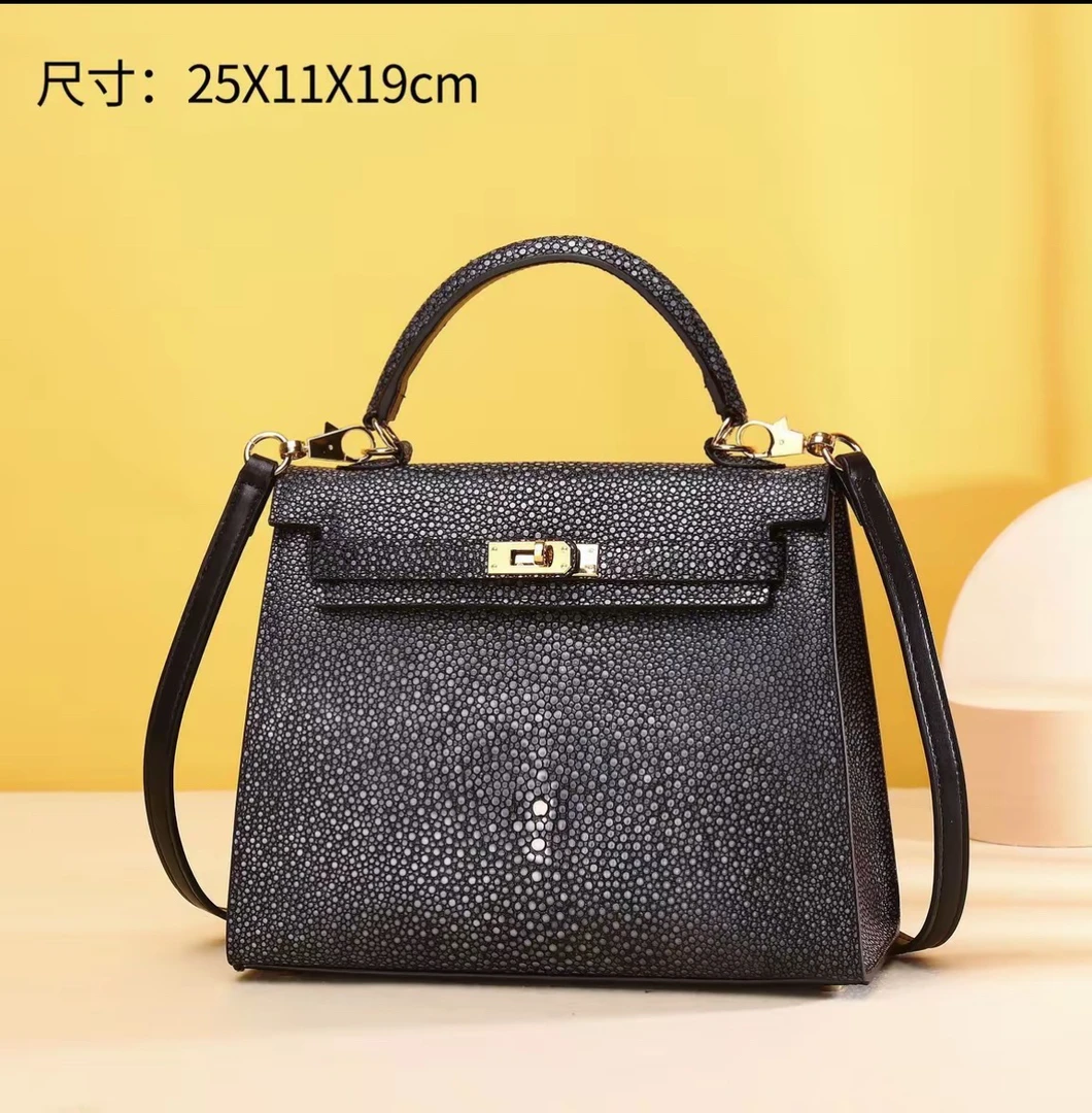 正梯形耐磨锁扣甜美风手工手提包肩包单肩潮流女士轻奢百搭女包