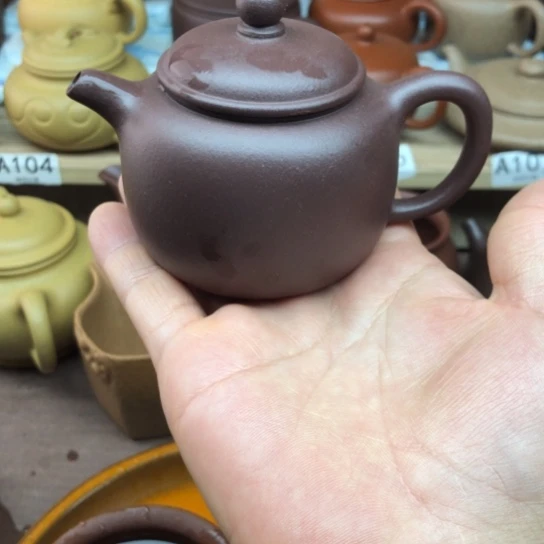 茶壶紫砂紫泥匏尊140豪升左右