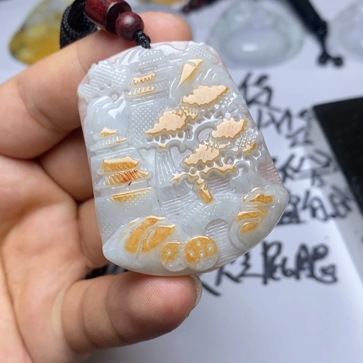 颈饰未镶嵌翡翠翡翠