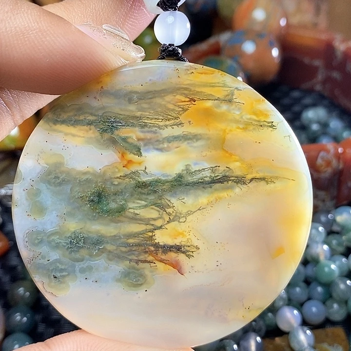 哇***晒玛瑙/玉髓未镶嵌颈饰