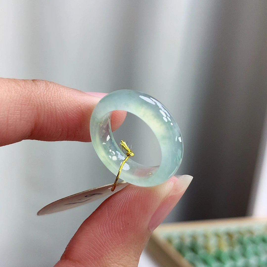 未镶嵌戒指翡翠67圈