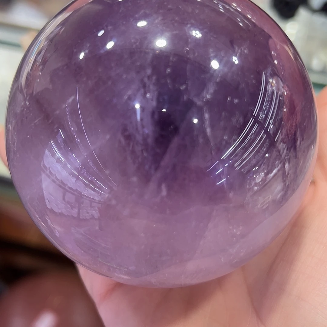 水晶水晶球摆件未镶嵌流**叔