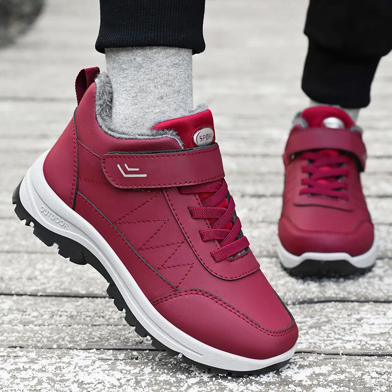 2025冬季新款棉鞋户外防寒运动棉靴加绒加厚保暖情侣款休闲雪地靴