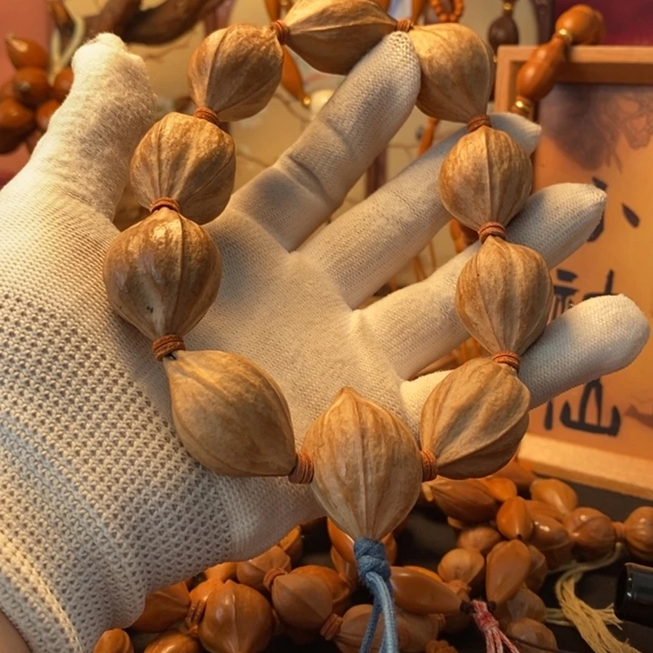 橄榄核手串/手链2.4原皮四花