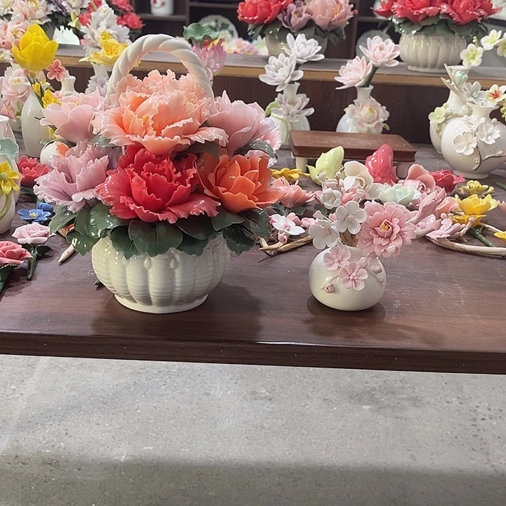 瓷片陶瓷工艺品摆件