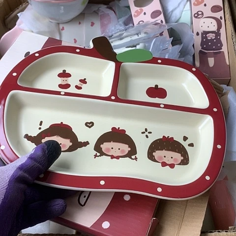 盘陶瓷制品满25拼单发货默认微瑕