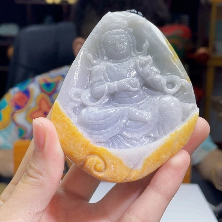 翡翠未镶嵌吊坠(不含链)A49