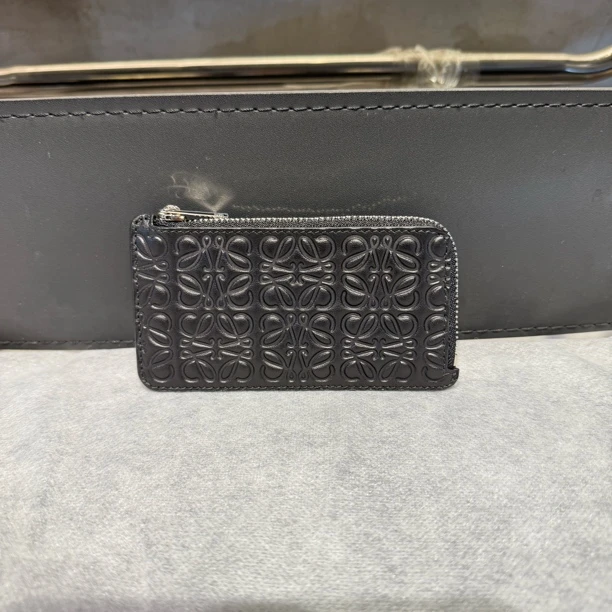 95新 LOEWE/罗意威 复燃精选/黑色卡包