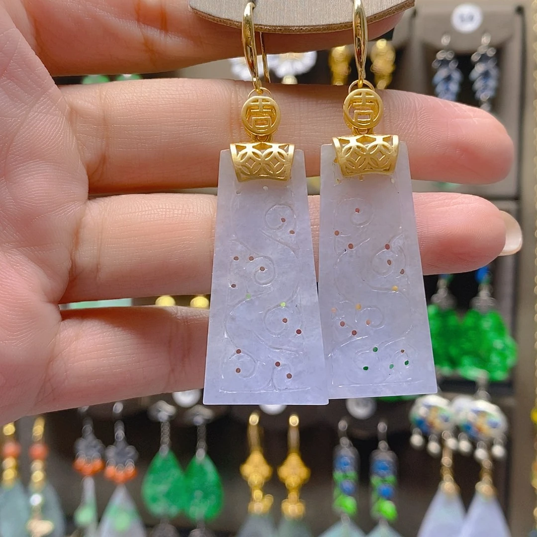 未镶嵌翡翠耳饰翡翠