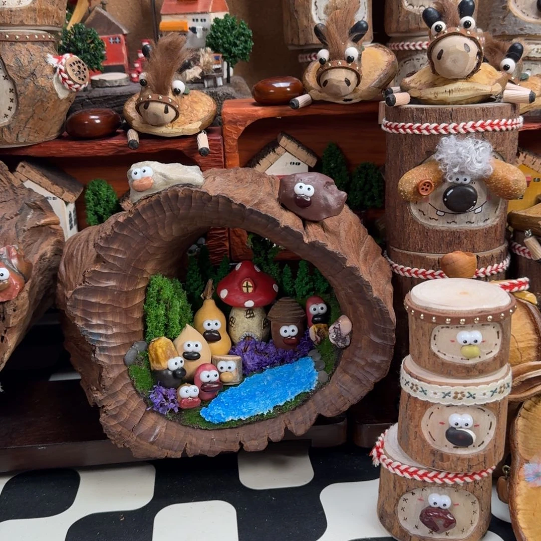 抽***干香榧木小树洞紫柚木送配件