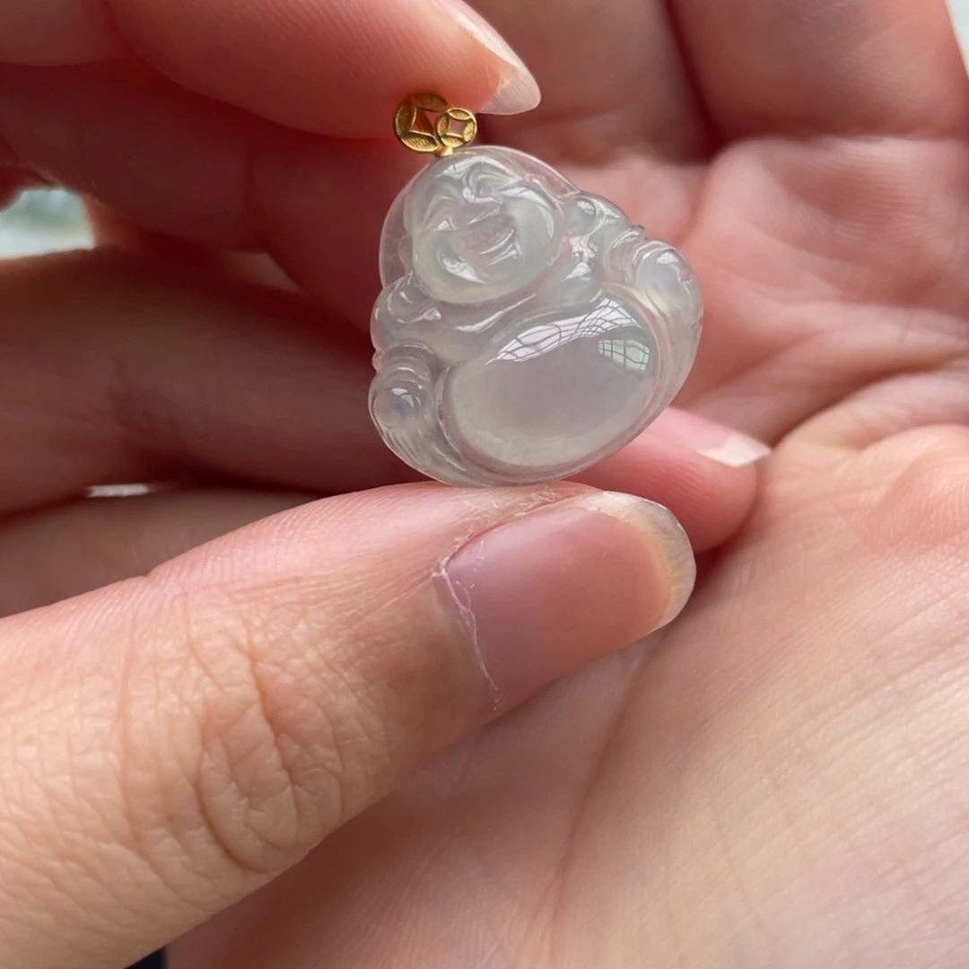 翡翠颈饰未镶嵌佛公