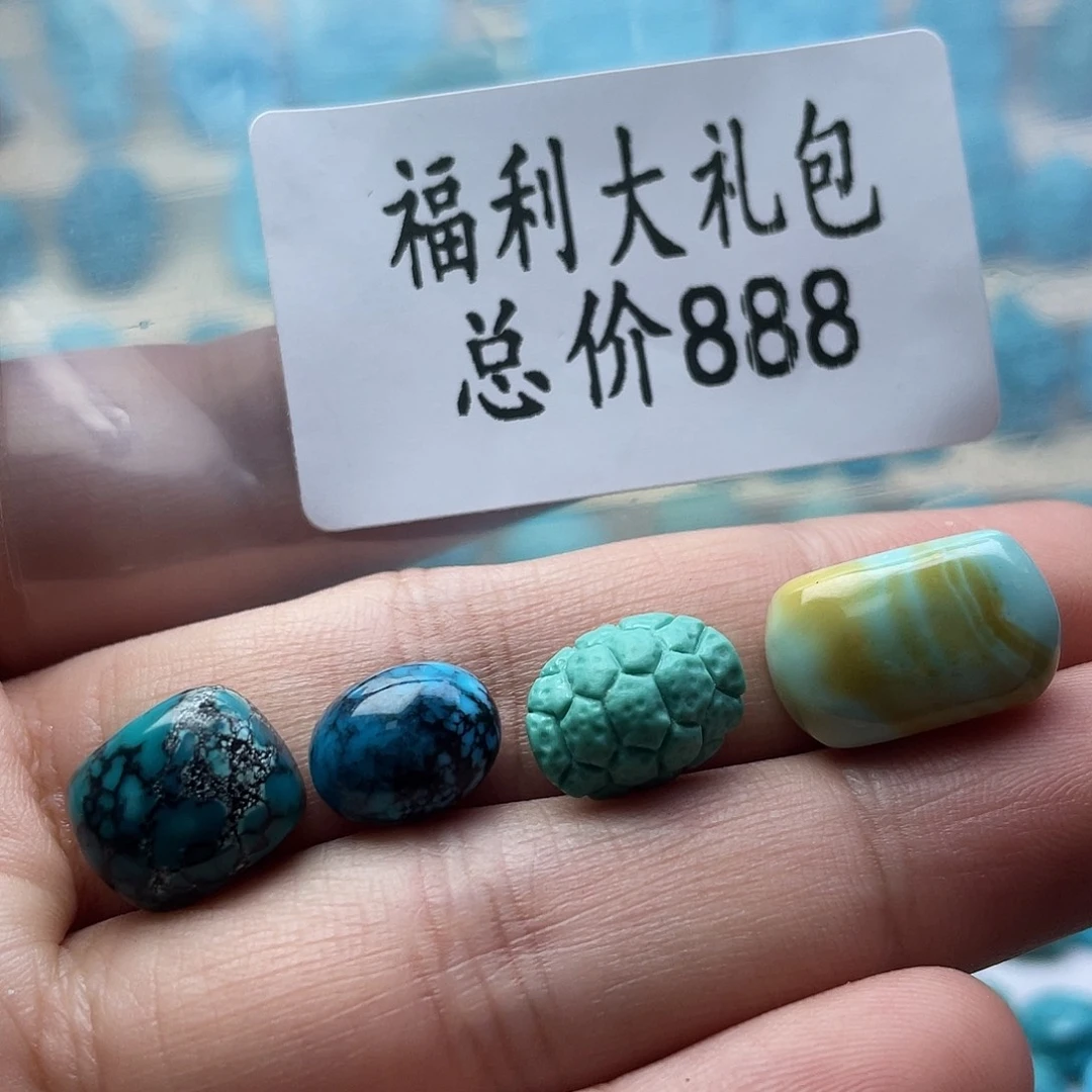 绿松石未镶嵌颈饰