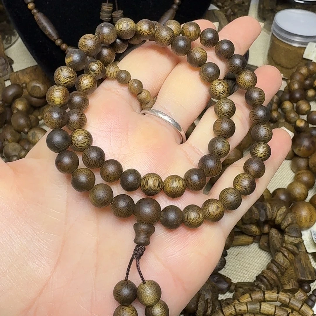 手串沉香双圈糖结卡7-9克多样性发货一条