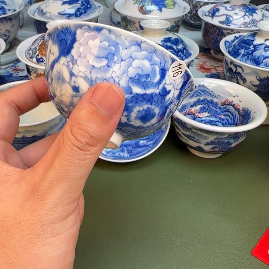 彦祖纯手工手绘茶具116