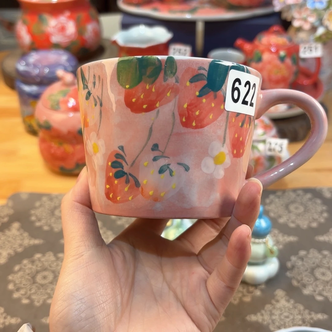 景德镇手绘高温釉下彩陶瓷茶具