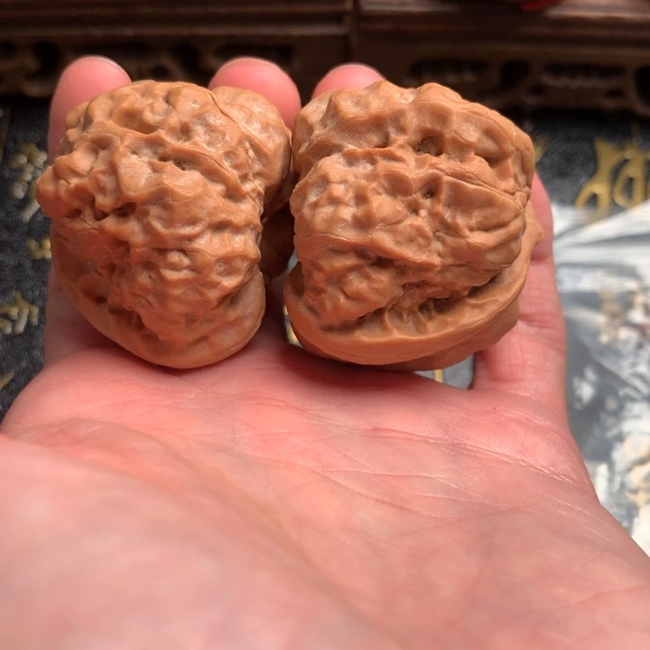 文玩核桃把件42尺蛤蟆头
