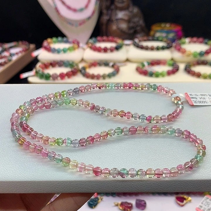 碧玺手链未镶嵌4.8/西瓜。