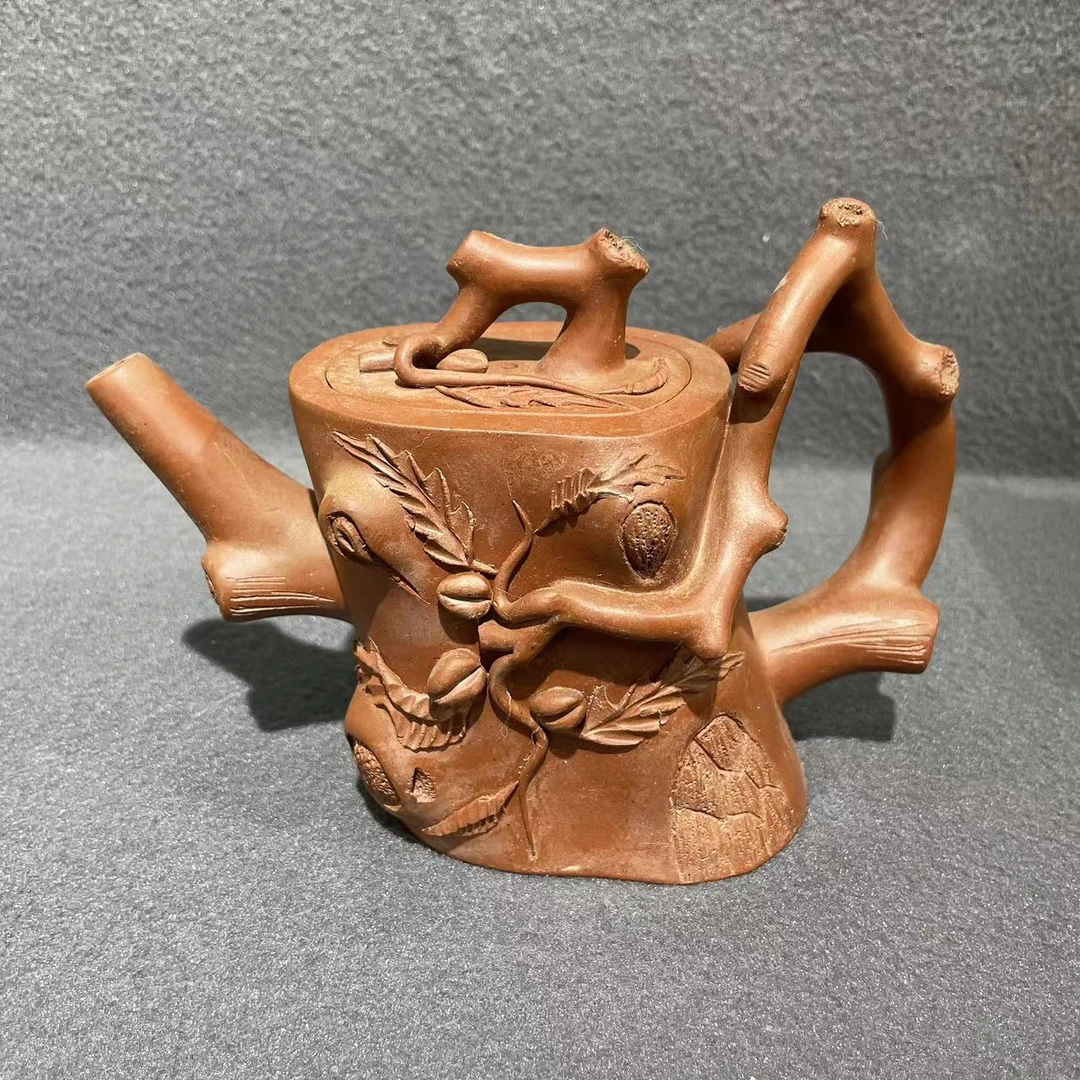 精品高端紫砂壶  桃树