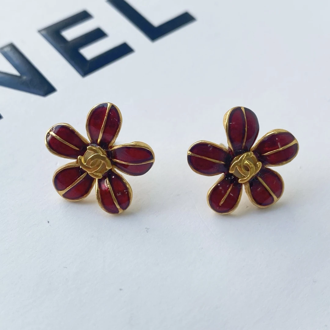 95新 Chanel/香奈儿 Chanel 香奈儿03p花花耳钉