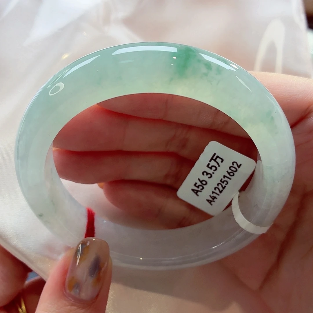 翡翠未镶嵌手镯22（23号）