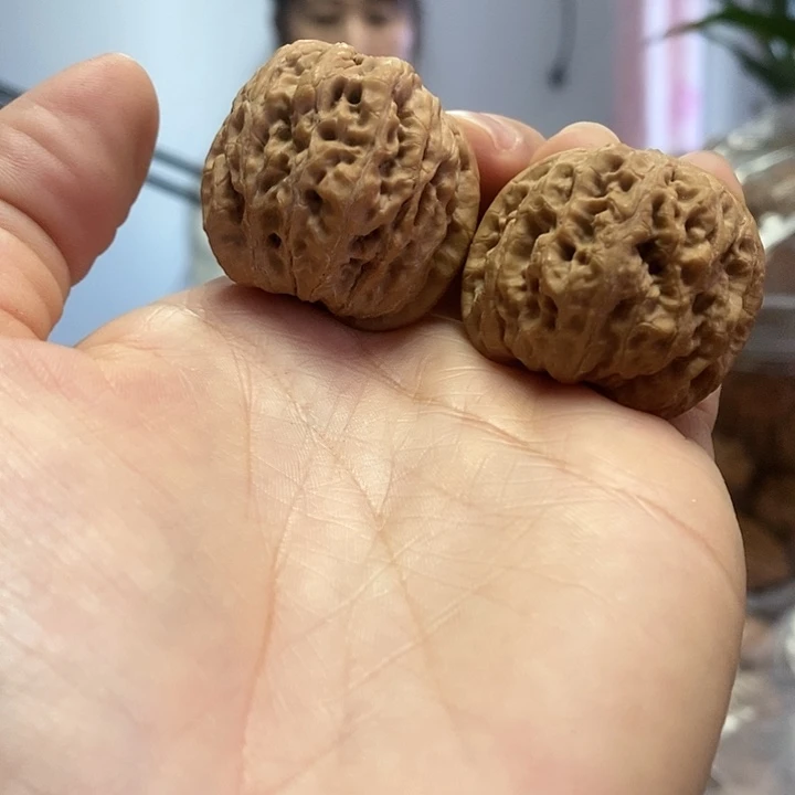 把件文玩核桃35闷尖石墩小众