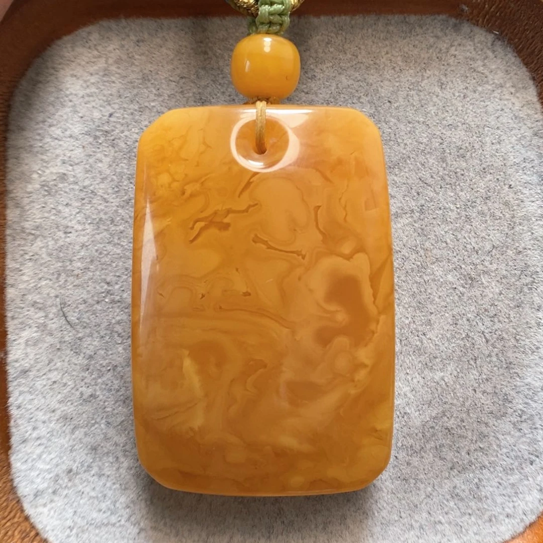 未镶嵌项链蜜蜡蜜蜡吊坠
