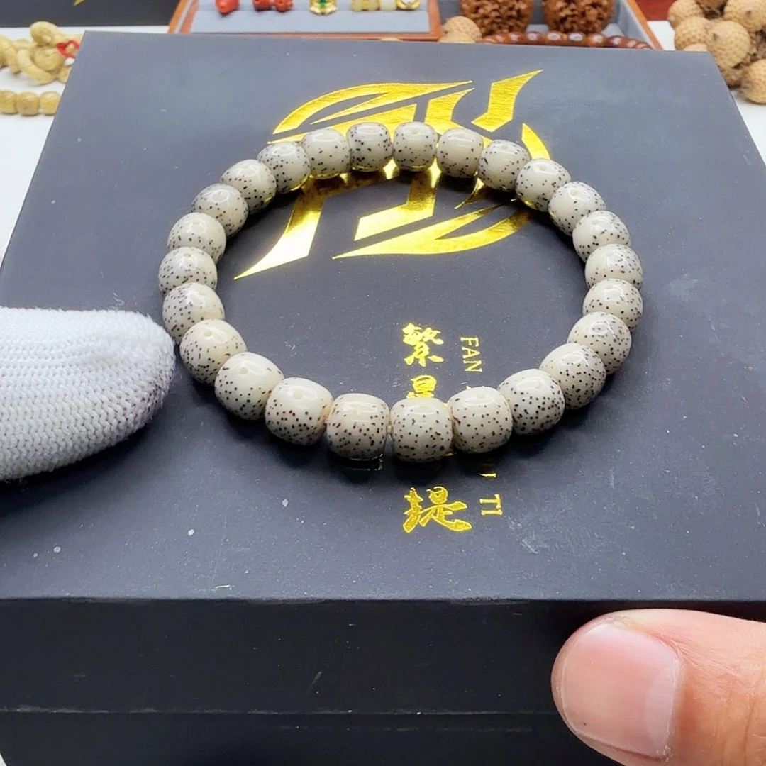 星月菩提吊坠30一物一图糯冰大眼睛通体9左右桶单圈