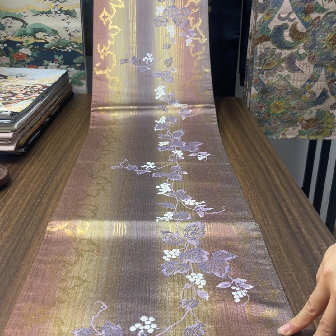 织绣40 唐锦西阵织桌旗