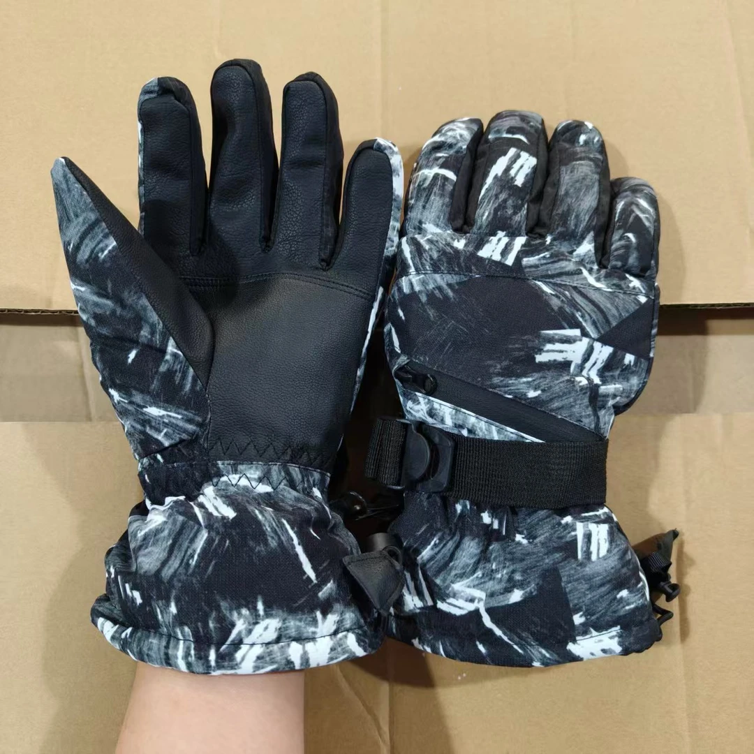 户外手套1 黑灰白迷彩 发1双