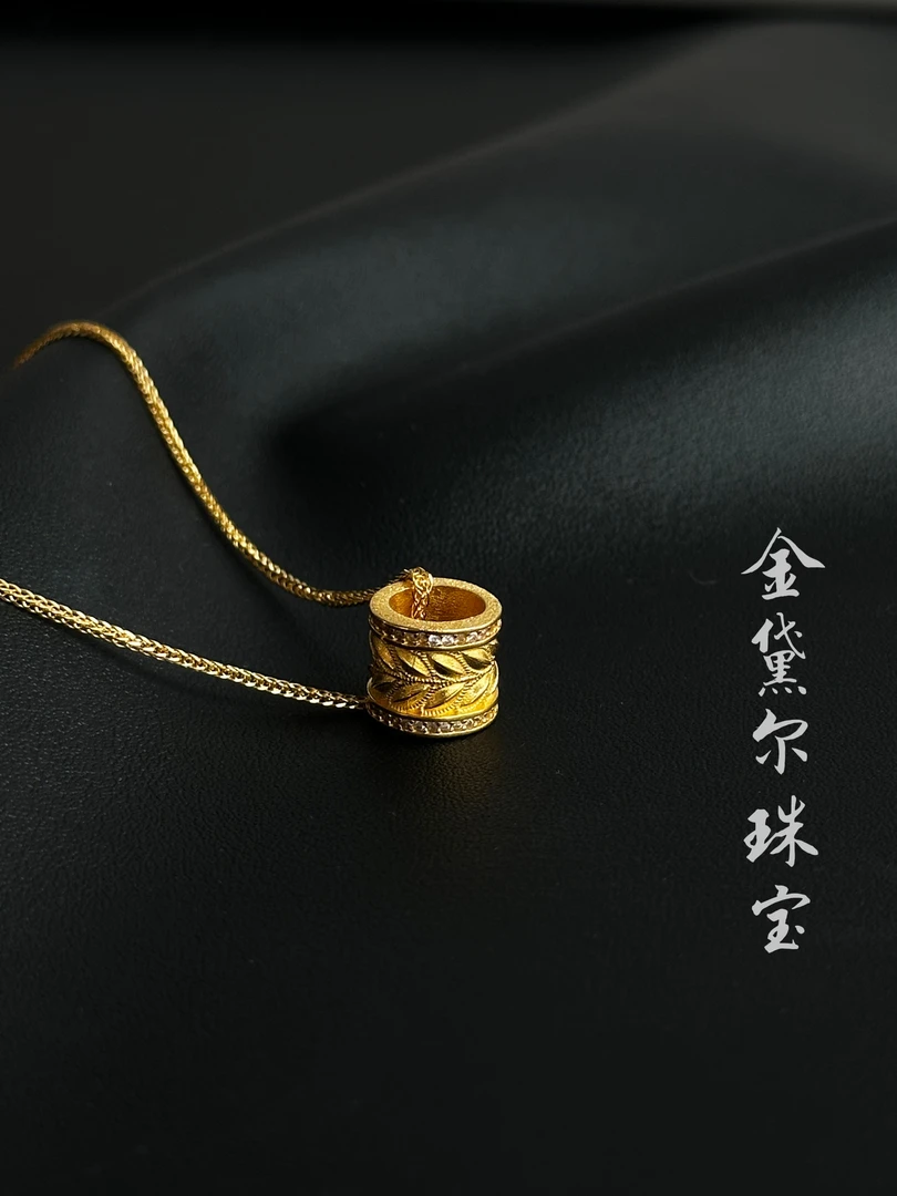 坠链均足银 【路路通套链】点钻莫桑轻奢时尚百搭设计感路路通套链