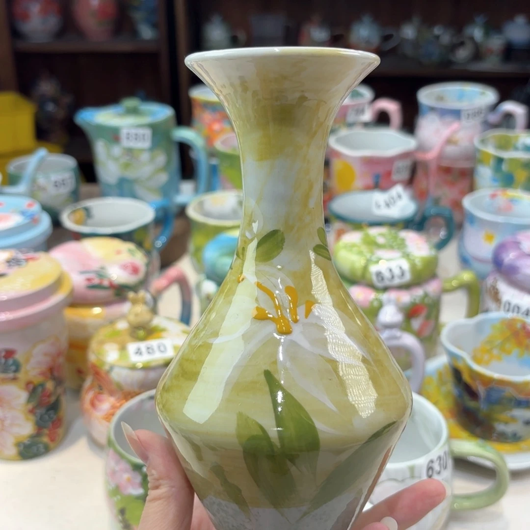 景德镇手绘高温釉下彩陶瓷茶具
