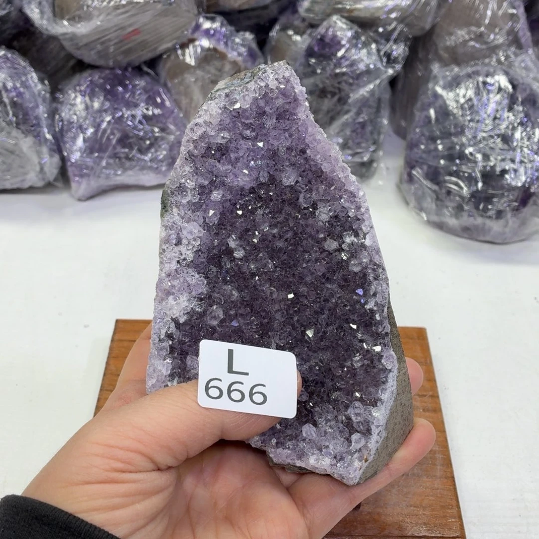 摆件水晶未镶嵌天然紫水晶